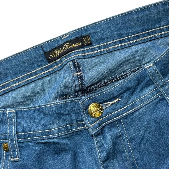 NWT Apple Bottoms Jeans Size‎ 9/10 Skinny Leg Crystal Pockets Vintage  Y2K - Picture 5 of 11